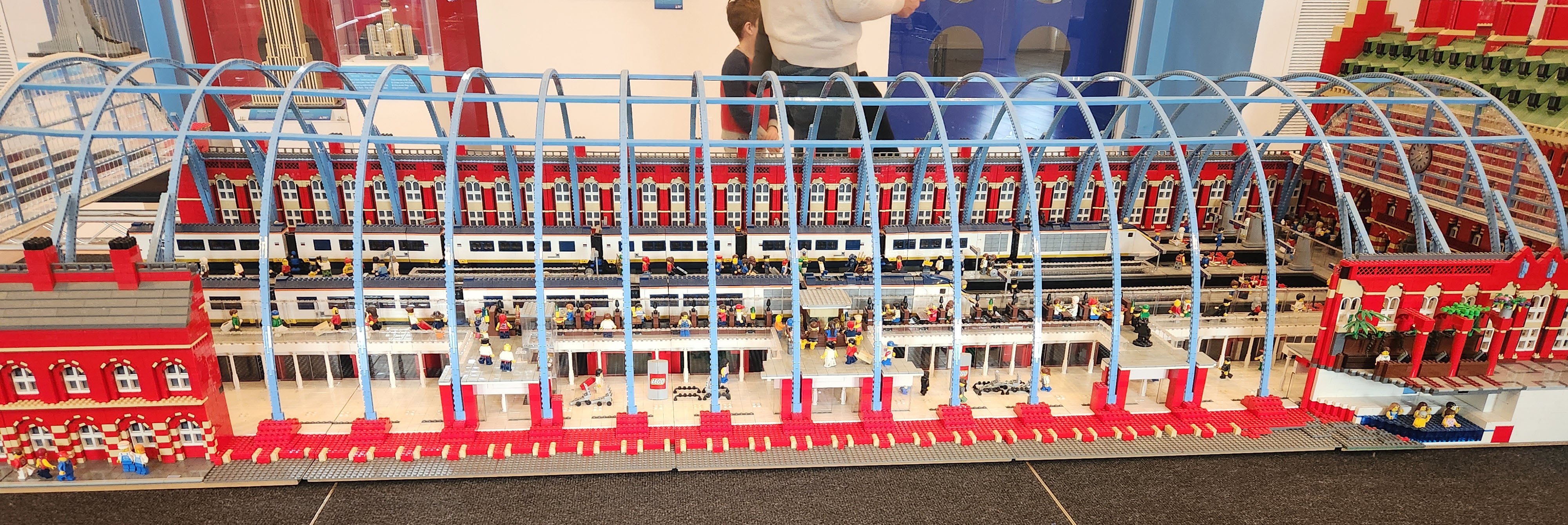 Lego train station