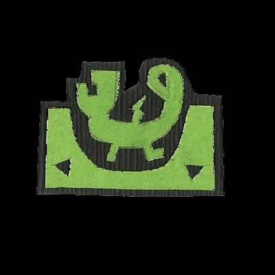 scan of a papercut simplified drawing of the trap item icon from Monster Hunter
